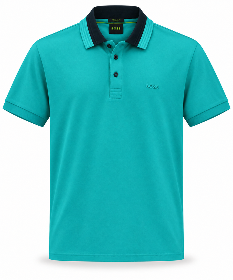 Polo boss verde Agua