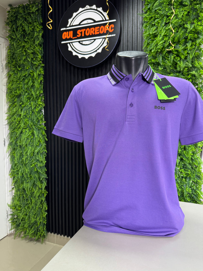 Polo Boss Roxa