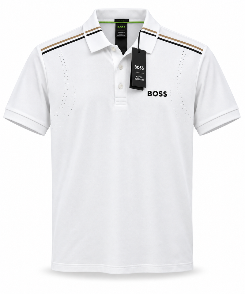 Polo boss sportiva branca