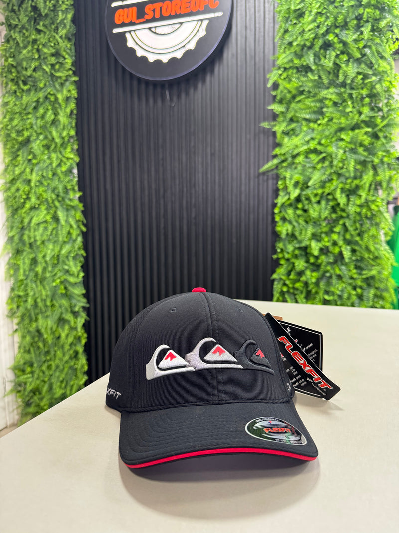 Boné QuickSilver 3 Ondas preto