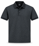 Polo Boss Monograma Preta