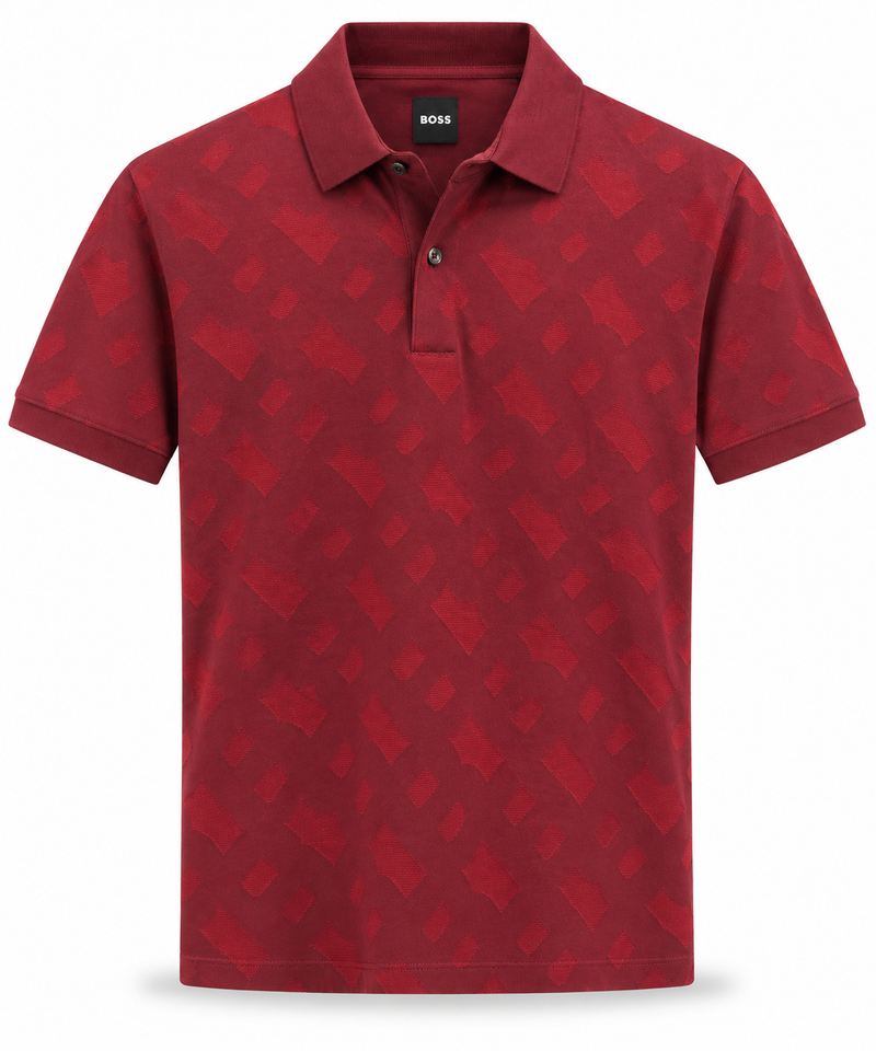 Polo Boss 3D Vinho