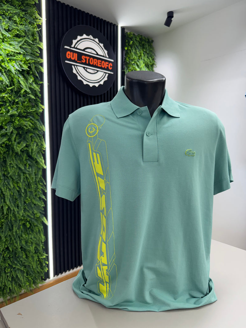 Polo lacoste Letreiro Verde 2022 Raridade