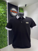 Polo Armani EA7 Preta com detalhes branco