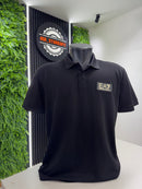 Polo Armani EA7 Preta com logo no peito
