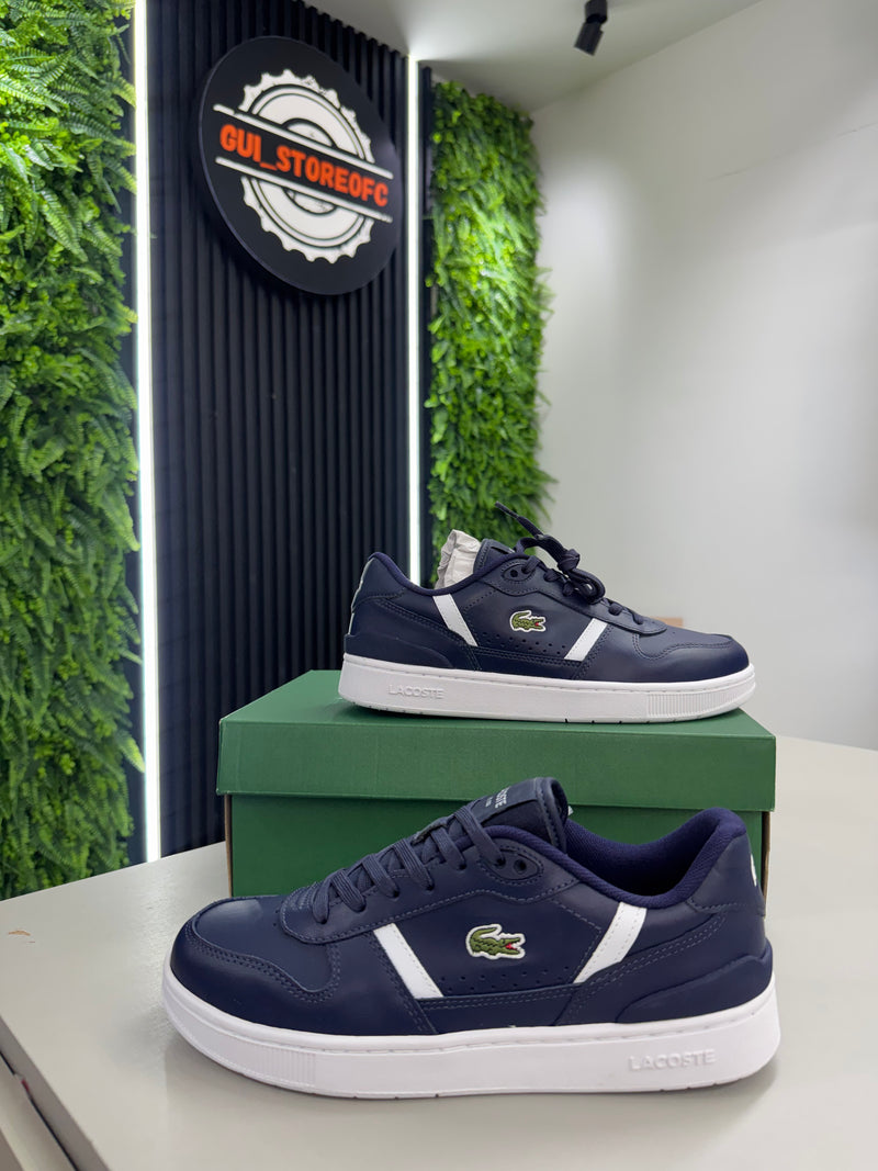 Tenis Lacoste T-Clip Lançamento Azul marinho