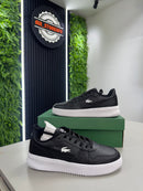 Tênis Lacoste L001 Set preto com branco