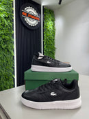 Tênis Lacoste L001 Set preto com branco