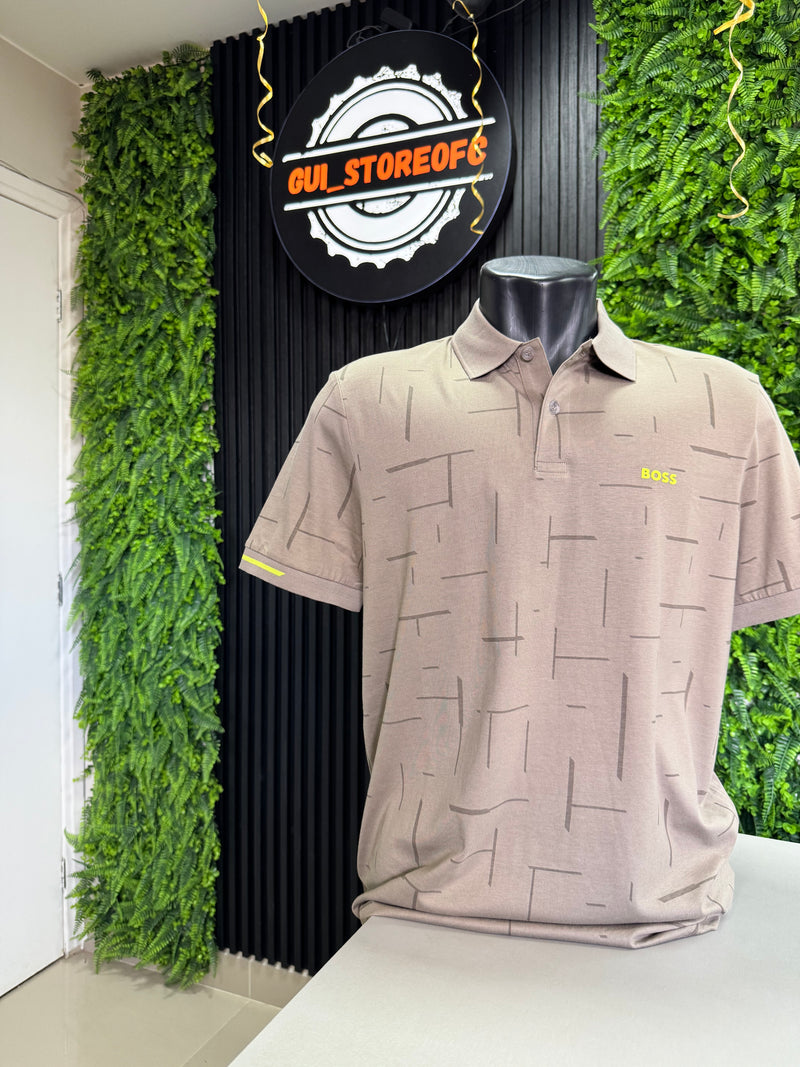 Polo Boss Estampada