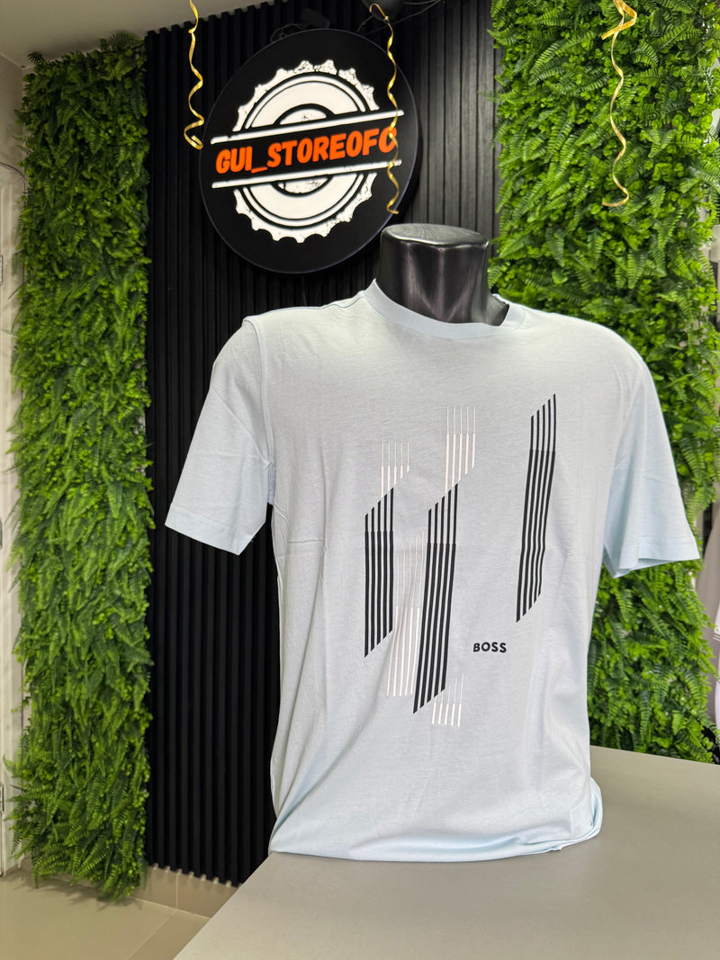 T-shirt Boss Azul claro