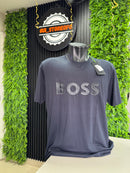T-shirt Boss Estapada em Relevo