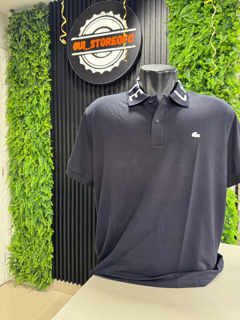 Polo lacoste Letreiro Gola