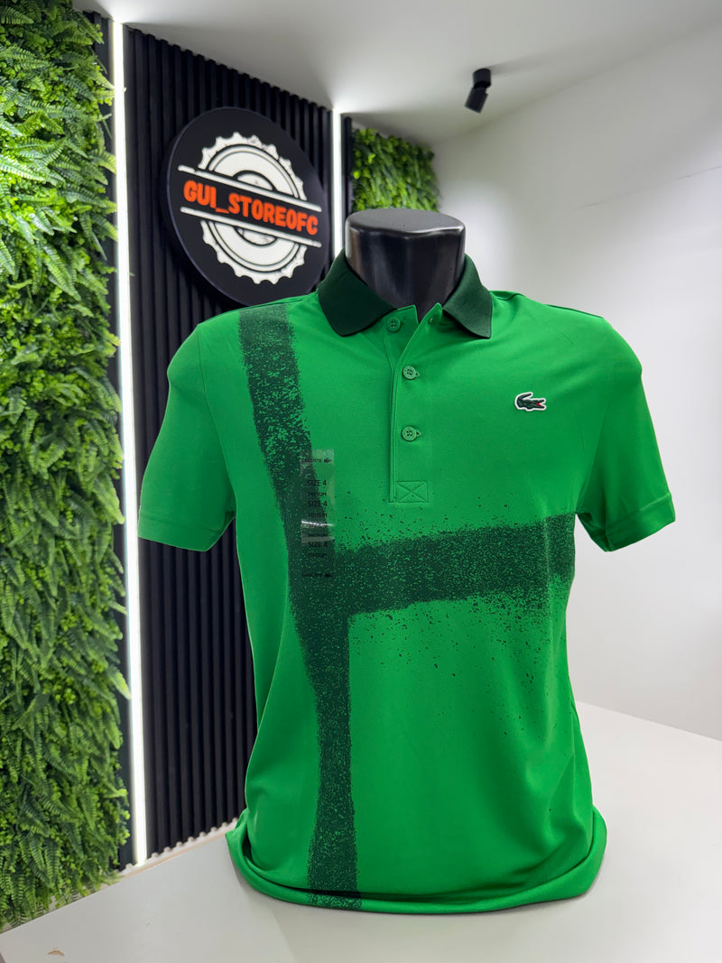 Polo lacoste Novak Djokovic Verde 2025 Raridade