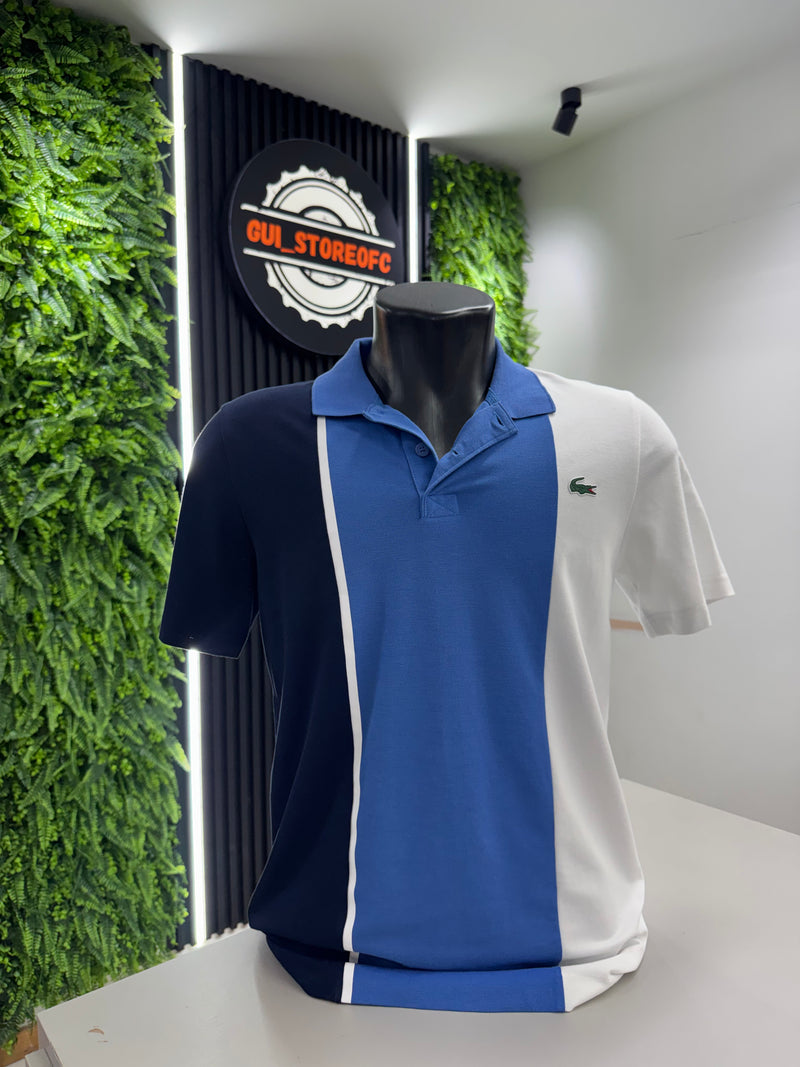 Polo lacoste collor Block Raridade