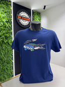 T-shirt lacoste Big croc 2025 Azul marinho