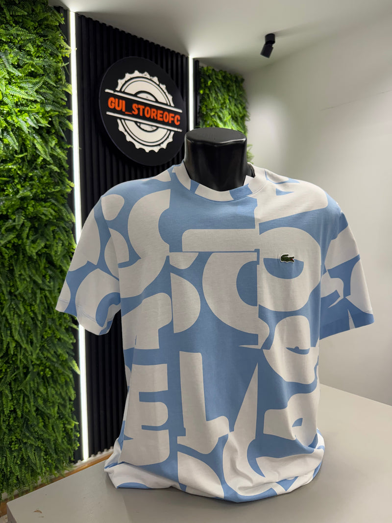 T-shirt lacoste L Azul claro