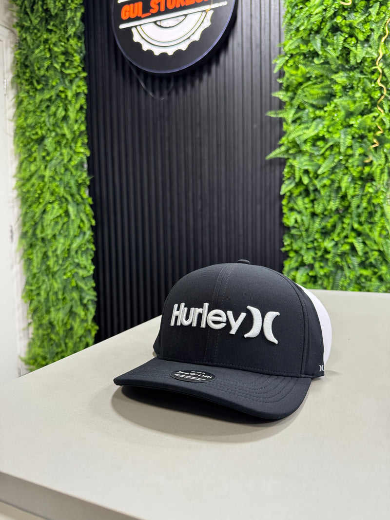 Boné hurley Letreiro Preto
