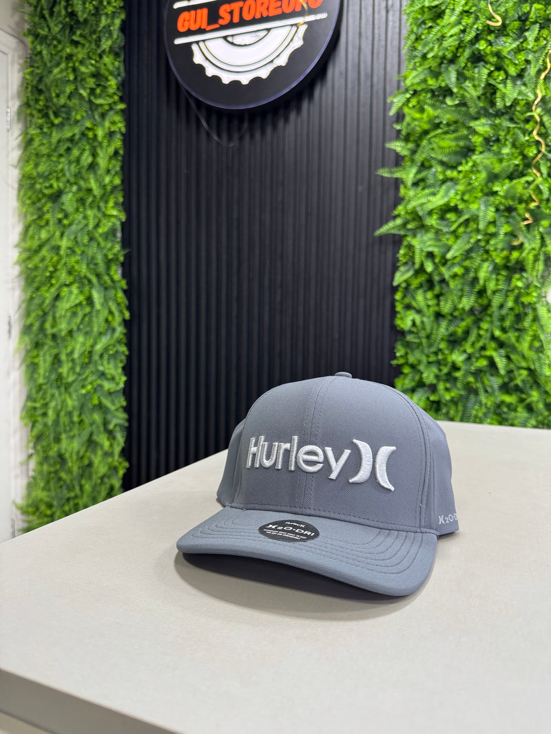 Boné hurley Letreiro Cinza