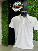 Polo lacoste Letreiro Branca Lançamento 2026