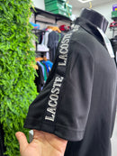 Polo lacoste Letreiro Preta Lançamento 2026