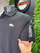Polo lacoste Letreiro Preta Lançamento 2026