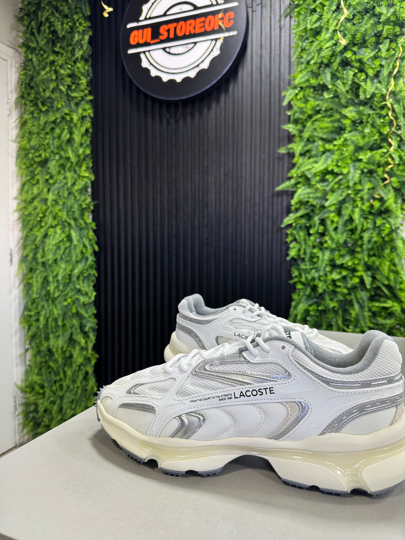 Tênis Lacoste L003 Branco com Cinza
