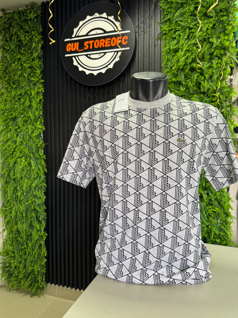T-Shirt Lacoste Monograma Raridade