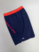 Bermuda Lacoste Sport Djokovic Azul Marinho Com Laranja