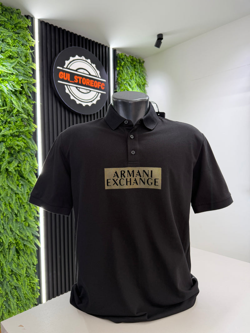 Polo Emporio Armani Logo central Serie Gold