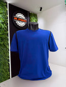 T-shirt boss Azul Lançamento 2k26 Letreiro Gola