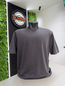 T-shirt boss Cinza Lançamento 2k26 Letreiro Gola