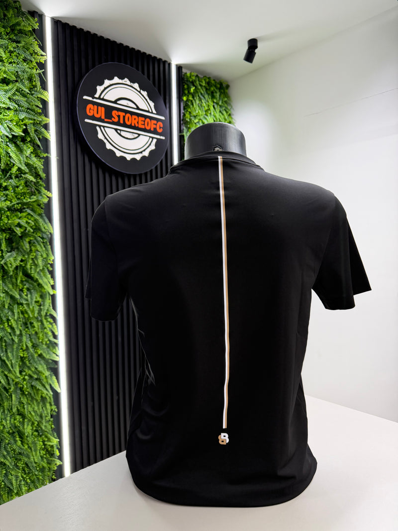 T-shirt Boss Preta Sport Coleção 2026