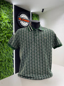 Polo lacoste Monograma Algodão