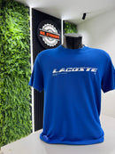 T-shirt Lacoste Letreiro Azul
