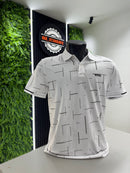 Polo Boss branca Estampada