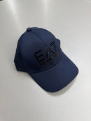 Bone armani EA7 Azul marinho Logo central