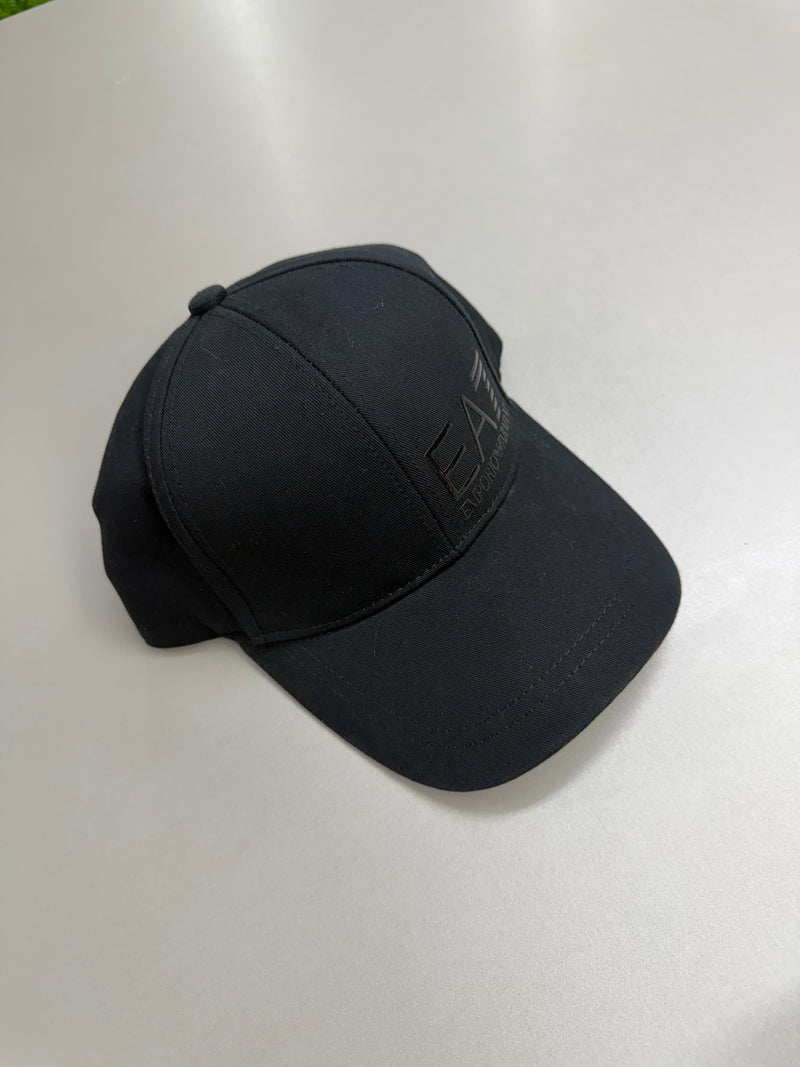 Bone armani EA7 Preto Logo lateral
