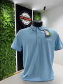 Polo Boss de algodão com detalhes na gola
