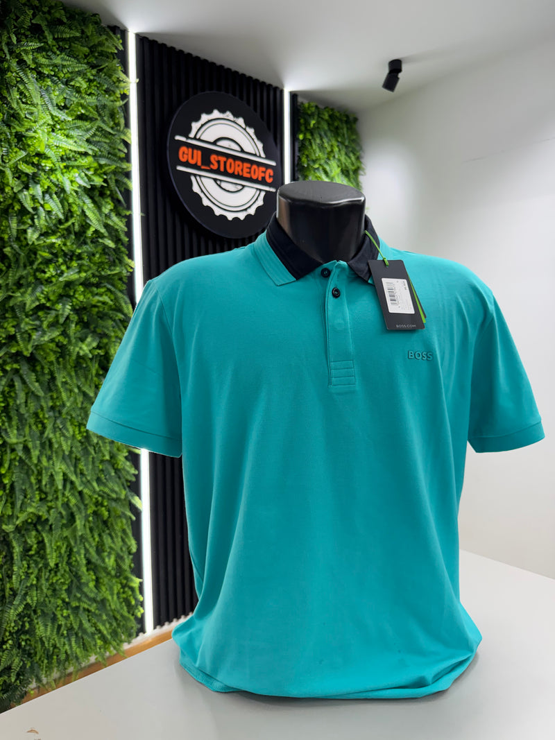Polo boss verde Agua