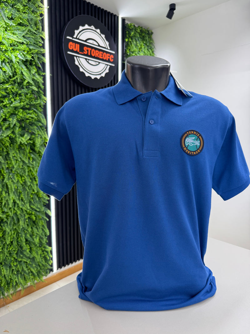 Polo lacoste Tennis Heritage Azul