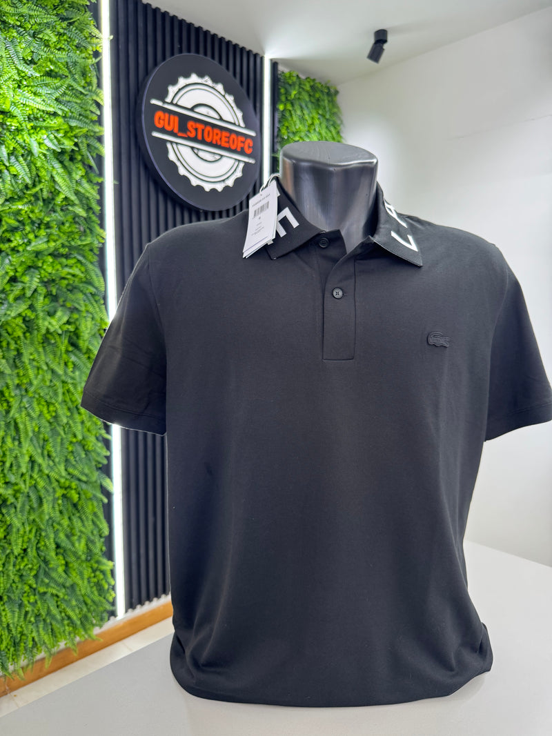 Polo lacoste Letreiro Gola