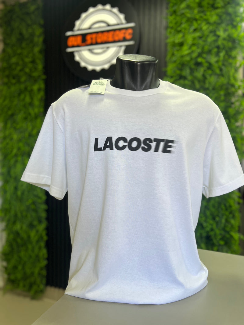 T-Shirt Lacoste Letreiro 2024
