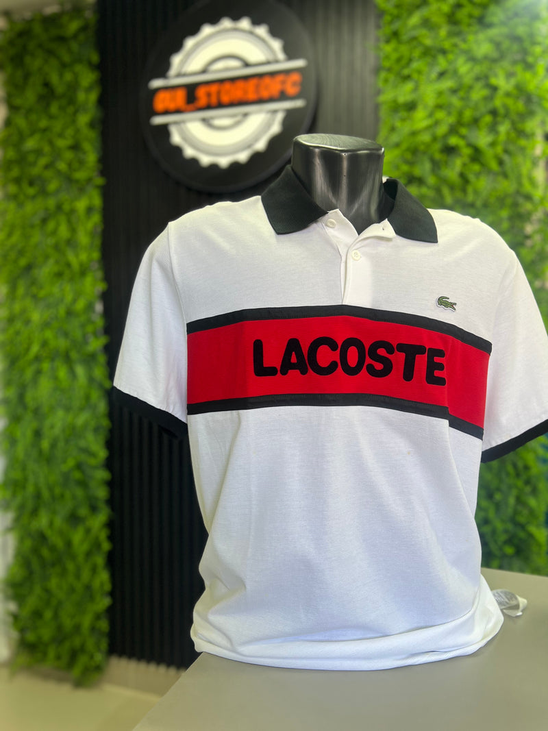 Polo Lacoste Letreiro