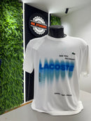 T-shirt lacoste Branca Sport Letreiro