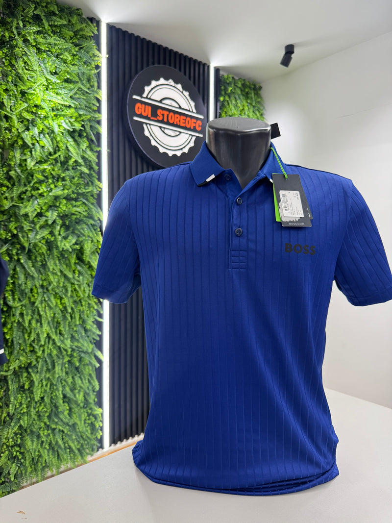 Polo Boss Azul Esportiva