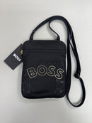 Bag Boss Preta Com Letreiro em Relevo