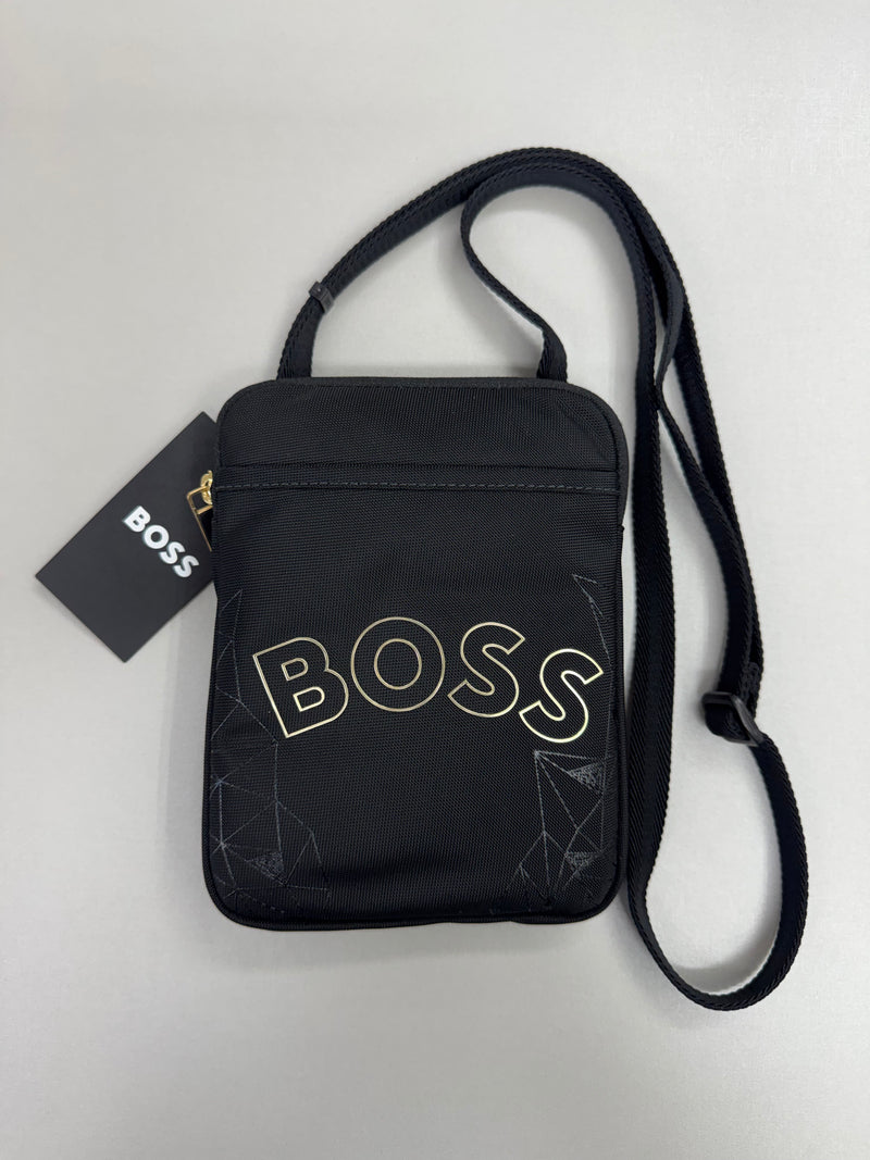Bag Boss Preta Com Letreiro em Relevo