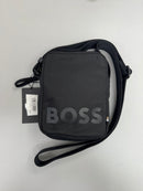 Bag Boss Preta com Letreiro Cinza