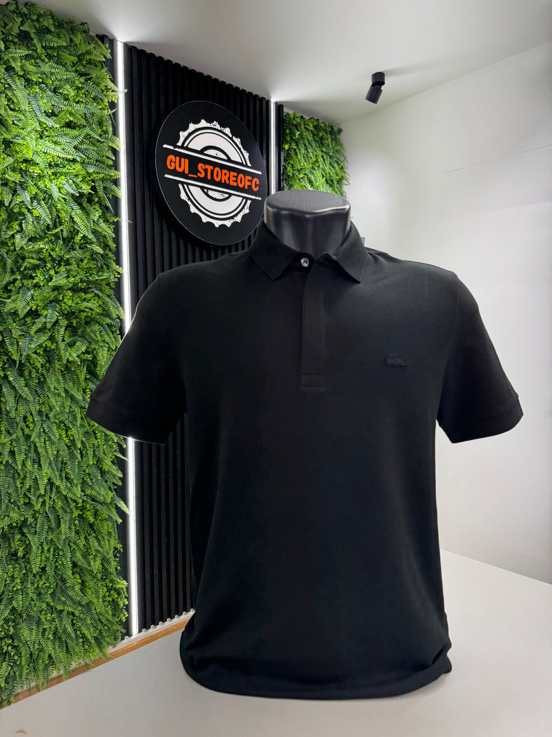 Polo Lacoste ED Paris Preta