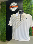 Polo Lacoste Ziper Bege Lançamento 2025